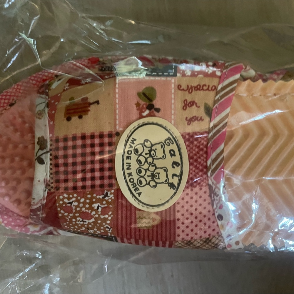 Women's Korean Patchwork Slippers - Pink